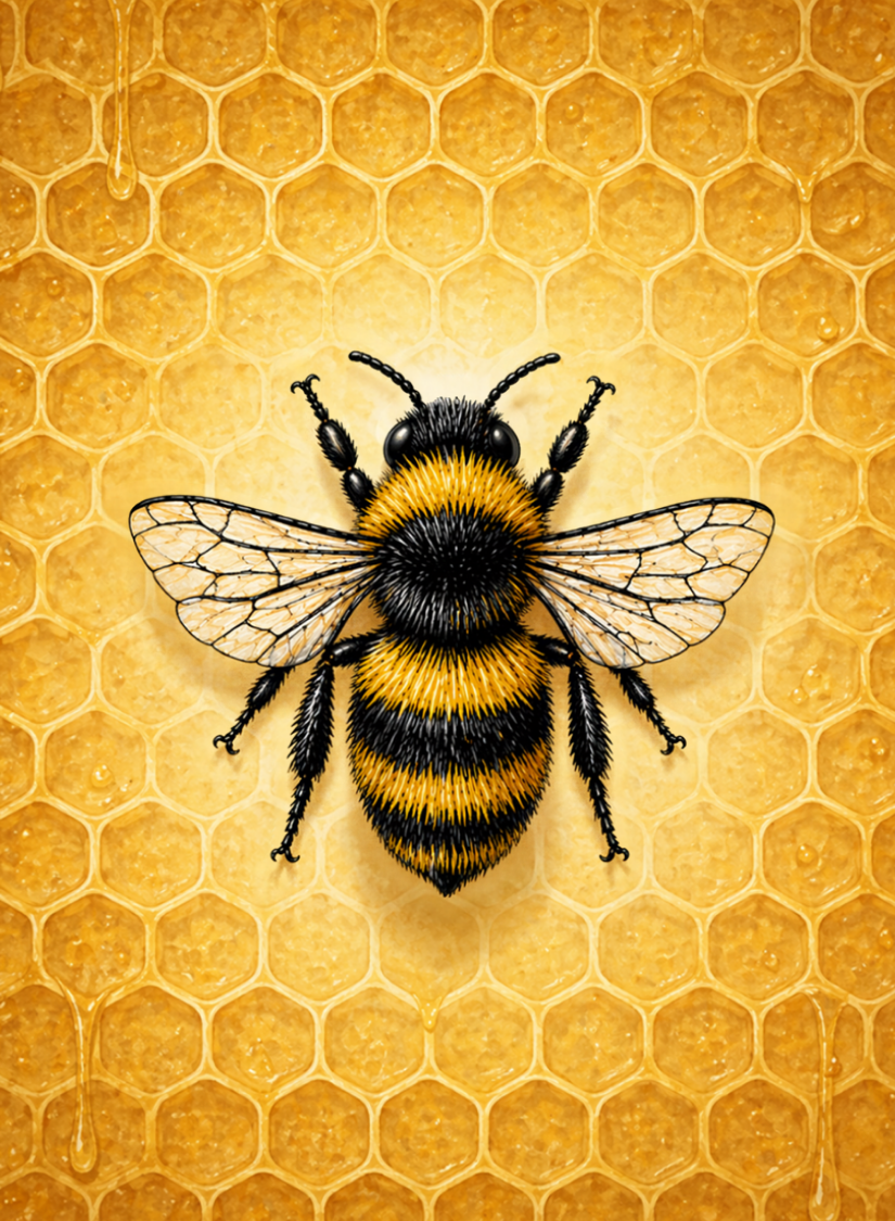 Bee deck back