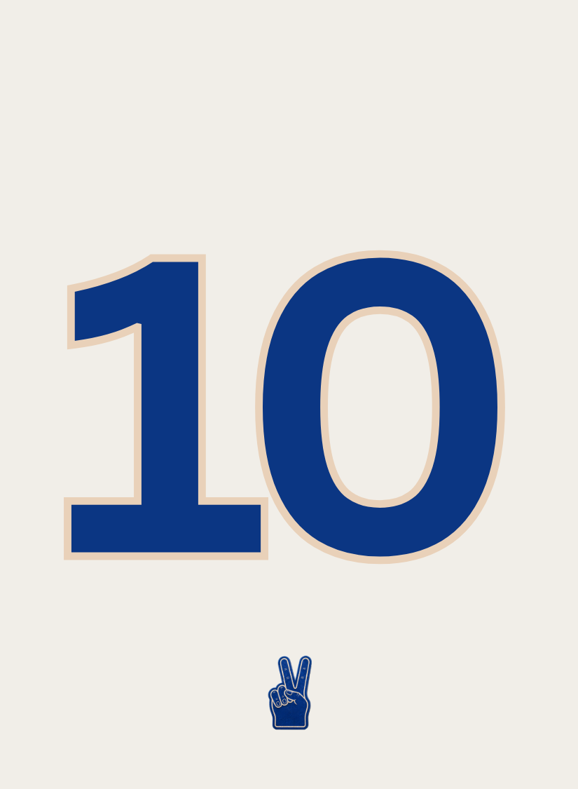 Number card 10