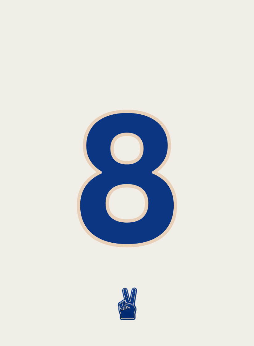 Number card 8