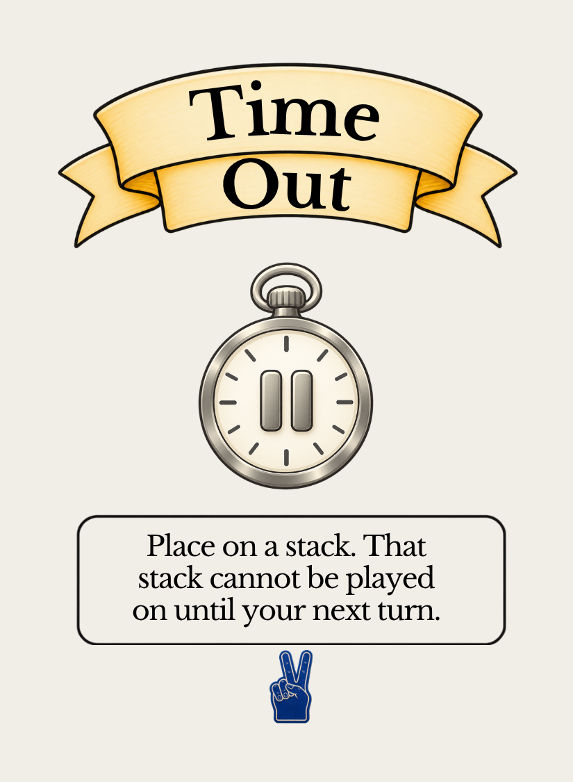 Time Out card